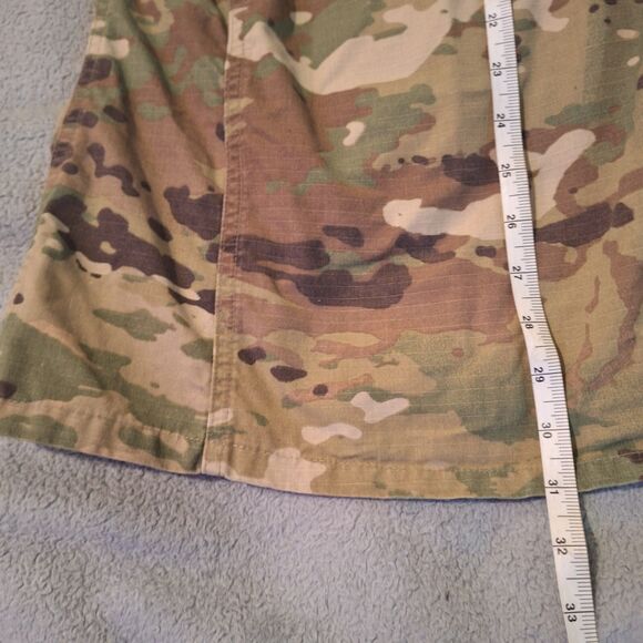 Medium Long - US Army OCP Combat Uniform Jacket Camo w/ Name Tag - Picture 9 of 11